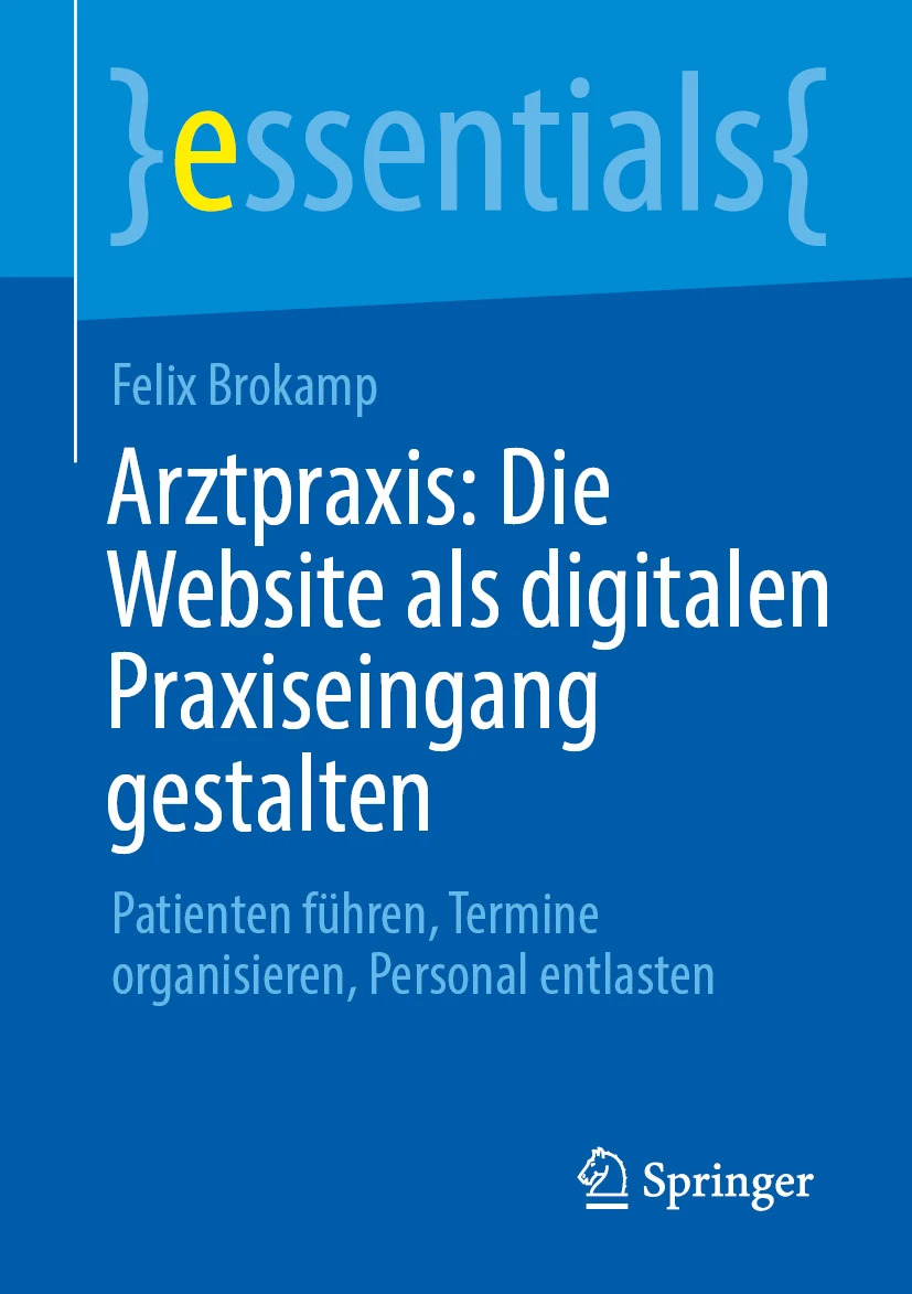 Buchcover: Arztpraxis: Die Website als digitalen Praxiseingang gestalten