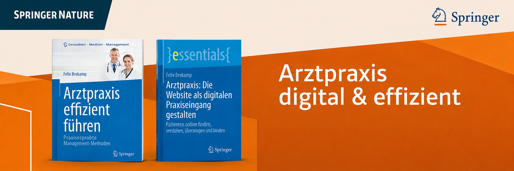 Springer-Banner zum Buch Arztpraxis effizient führen